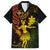 Hawaii Family Matching Off Shoulder Maxi Dress and Hawaiian Shirt Hula Girl Mix Polynesian Plumeria Reggae Version - Wonder Print Shop