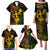 Hawaii Family Matching Puletasi Dress and Hawaiian Shirt Hula Girl Mix Polynesian Plumeria Reggae Version - Wonder Print Shop