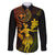Hawaii Family Matching Puletasi Dress and Hawaiian Shirt Hula Girl Mix Polynesian Plumeria Reggae Version - Wonder Print Shop