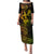 Hawaii Family Matching Puletasi Dress and Hawaiian Shirt Hula Girl Mix Polynesian Plumeria Reggae Version - Wonder Print Shop