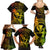 Hawaii Family Matching Summer Maxi Dress and Hawaiian Shirt Hula Girl Mix Polynesian Plumeria Reggae Version - Wonder Print Shop