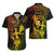 Hawaii Hawaiian Shirt Hula Girl Mix Polynesian Plumeria Reggae Version - Wonder Print Shop