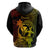 Hawaii Hoodie Hula Girl Mix Polynesian Plumeria Reggae Version - Wonder Print Shop