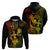 Hawaii Hoodie Hula Girl Mix Polynesian Plumeria Reggae Version - Wonder Print Shop