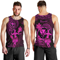 hawaii-men-tank-top-hula-girl-mix-polynesian-plumeria-pink-version