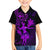 Hawaii Kid Hawaiian Shirt Hula Girl Mix Polynesian Plumeria Purple Version - Wonder Print Shop