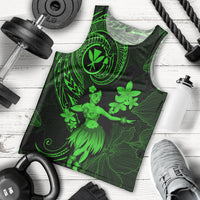 hawaii-men-tank-top-hula-girl-mix-polynesian-plumeria-green-version