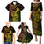 Hawaii Family Matching Puletasi Dress and Hawaiian Shirt King Kamehameha Mix Polynesian Plumeria Reggae Version - Wonder Print Shop