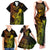 Hawaii Family Matching Tank Maxi Dress and Hawaiian Shirt King Kamehameha Mix Polynesian Plumeria Reggae Version - Wonder Print Shop