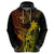 Hawaii Hoodie King Kamehameha Mix Polynesian Plumeria Reggae Version - Wonder Print Shop