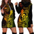 Hawaii Hoodie Dress King Kamehameha Mix Polynesian Plumeria Reggae Version - Wonder Print Shop