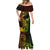 Hawaii Mermaid Dress King Kamehameha Mix Polynesian Plumeria Reggae Version - Wonder Print Shop