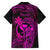 Hawaii Kid Hawaiian Shirt King Kamehameha Mix Polynesian Plumeria Pink Version - Wonder Print Shop