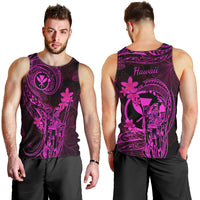 hawaii-men-tank-top-king-kamehameha-mix-polynesian-plumeria-pink-version