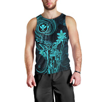 hawaii-men-tank-top-king-kamehameha-mix-polynesian-plumeria-turquoise-version