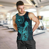 hawaii-men-tank-top-king-kamehameha-mix-polynesian-plumeria-turquoise-version