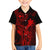 Hawaii Kid Hawaiian Shirt King Kamehameha Mix Polynesian Plumeria Red Version - Wonder Print Shop