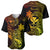 Hawaii Baseball Jersey Pineapple Mix Polynesian Plumeria Reggae Version - Wonder Print Shop