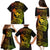 Hawaii Family Matching Puletasi Dress and Hawaiian Shirt Pineapple Mix Polynesian Plumeria Reggae Version - Wonder Print Shop