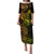 Hawaii Family Matching Puletasi Dress and Hawaiian Shirt Pineapple Mix Polynesian Plumeria Reggae Version - Wonder Print Shop