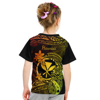 Hawaii Kid T Shirt Pineapple Mix Polynesian Plumeria Reggae Version - Wonder Print Shop