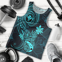 hawaii-men-tank-top-pineapple-mix-polynesian-plumeria-turquoise-version