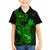 Hawaii Kid Hawaiian Shirt Pineapple Mix Polynesian Plumeria Green Version - Wonder Print Shop
