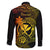 Hawaii Family Matching Long Sleeve Bodycon Dress and Hawaiian Shirt Shaka Tattoo Mix Polynesian Plumeria Reggae Version - Wonder Print Shop