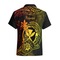 Hawaii Hawaiian Shirt Shaka Tattoo Mix Polynesian Plumeria Reggae Version - Wonder Print Shop