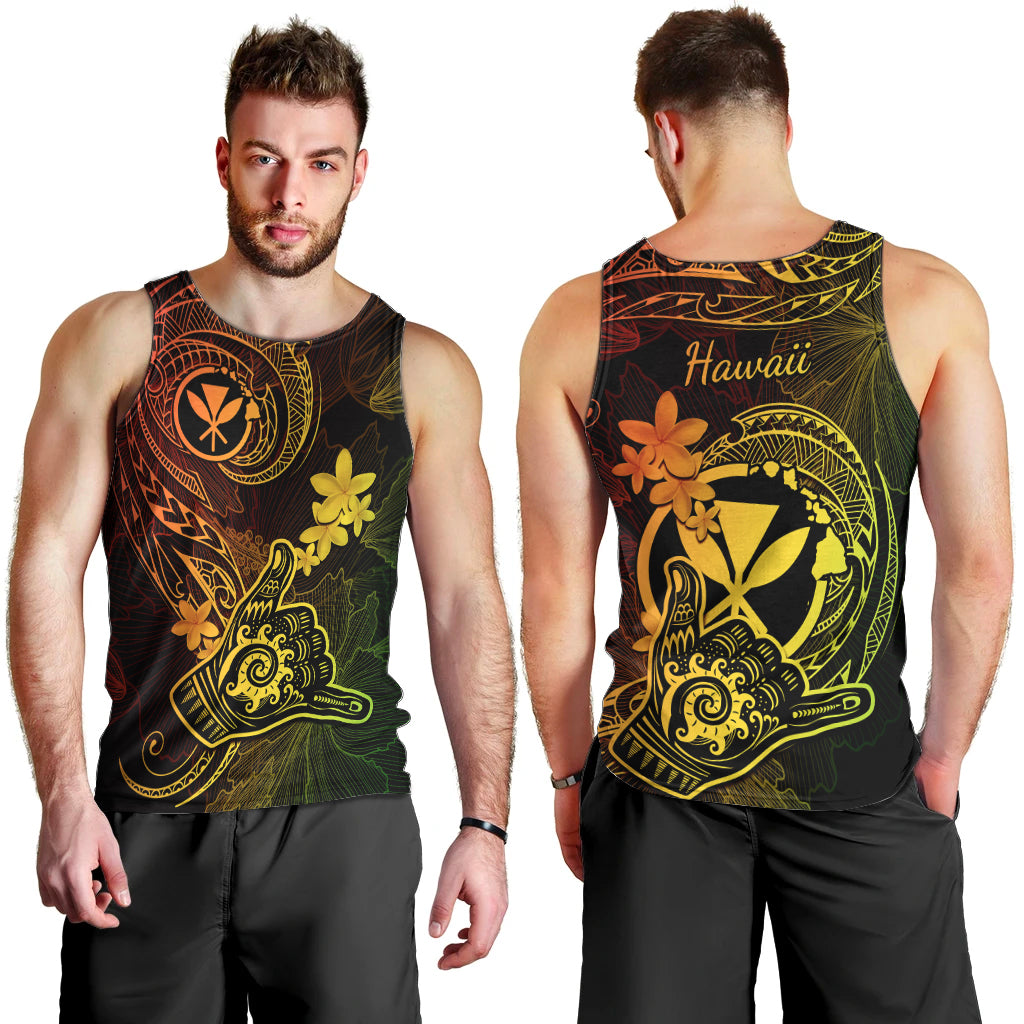 hawaii-men-tank-top-shaka-tattoo-mix-polynesian-plumeria-reggae-version