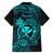 Hawaii Kid Hawaiian Shirt Shaka Tattoo Mix Polynesian Plumeria Turquoise Version - Wonder Print Shop