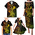Hawaii Family Matching Puletasi Dress and Hawaiian Shirt Hammerhead Shark Tattoo Mix Polynesian Plumeria Reggae Version - Wonder Print Shop