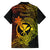 Hawaii Family Matching Puletasi Dress and Hawaiian Shirt Hammerhead Shark Tattoo Mix Polynesian Plumeria Reggae Version - Wonder Print Shop