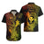 Hawaii Hawaiian Shirt Hammerhead Shark Tattoo Mix Polynesian Plumeria Reggae Version - Wonder Print Shop