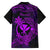 Hawaii Kid Hawaiian Shirt Hammerhead Shark Tattoo Mix Polynesian Plumeria Purple Version - Wonder Print Shop
