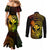 hawaii-couples-matching-mermaid-dress-and-long-sleeve-button-shirts-turtle-mix-polynesian-plumeria-reggae-version