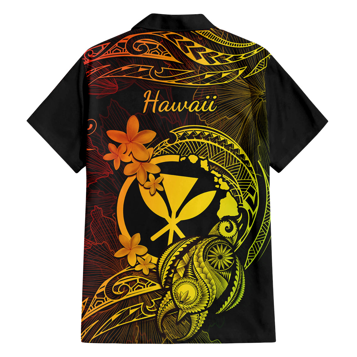 Hawaii Family Matching Long Sleeve Bodycon Dress and Hawaiian Shirt Turtle Mix Polynesian Plumeria Reggae Version - Wonder Print Shop