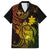 Hawaii Family Matching Off Shoulder Maxi Dress and Hawaiian Shirt Turtle Mix Polynesian Plumeria Reggae Version - Wonder Print Shop