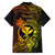 Hawaii Family Matching Off Shoulder Short Dress and Hawaiian Shirt Turtle Mix Polynesian Plumeria Reggae Version - Wonder Print Shop