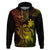 Hawaii Hoodie Turtle Mix Polynesian Plumeria Reggae Version - Wonder Print Shop