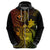 Hawaii Hoodie Turtle Mix Polynesian Plumeria Reggae Version - Wonder Print Shop