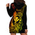 Hawaii Hoodie Dress Turtle Mix Polynesian Plumeria Reggae Version - Wonder Print Shop