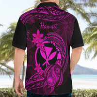 Hawaii Hawaiian Shirt Turtle Mix Polynesian Plumeria Pink Version - Wonder Print Shop