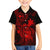 Hawaii Kid Hawaiian Shirt Turtle Mix Polynesian Plumeria Red Version - Wonder Print Shop