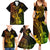 Hawaii Family Matching Summer Maxi Dress and Hawaiian Shirt Ukulele Mix Polynesian Plumeria Reggae Version - Wonder Print Shop