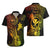 Hawaii Hawaiian Shirt Ukulele Mix Polynesian Plumeria Reggae Version - Wonder Print Shop