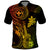 Hawaii Polo Shirt Ukulele Mix Polynesian Plumeria Reggae Version - Wonder Print Shop
