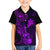 Hawaii Kid Hawaiian Shirt Ukulele Mix Polynesian Plumeria Purple Version - Wonder Print Shop
