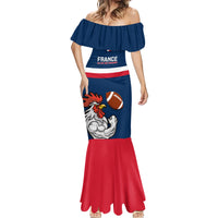 France Rugby Mermaid Dress World Cup Allez Les Bleus 2023 Mascot - Wonder Print Shop