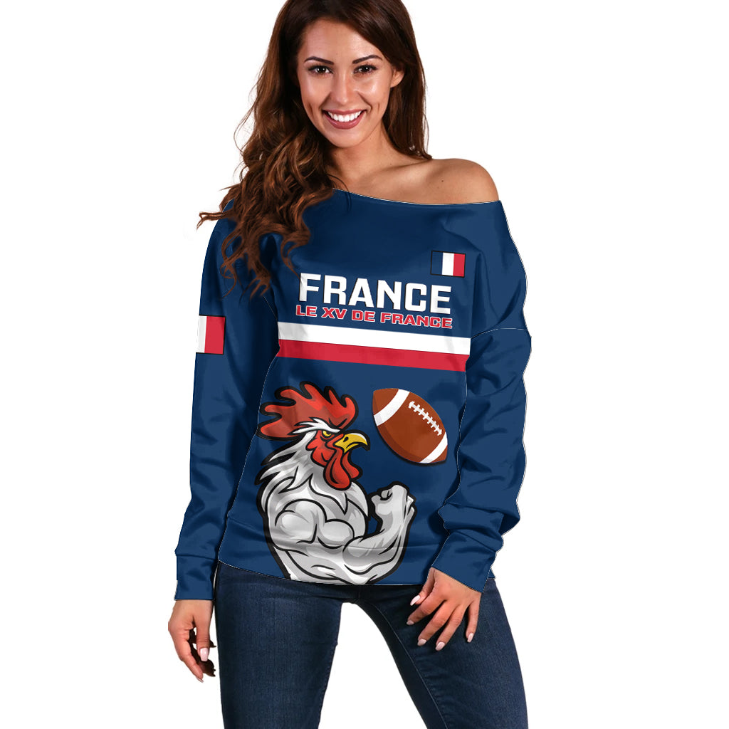 france-rugby-off-shoulder-sweater-world-cup-allez-les-bleus-2023-mascot